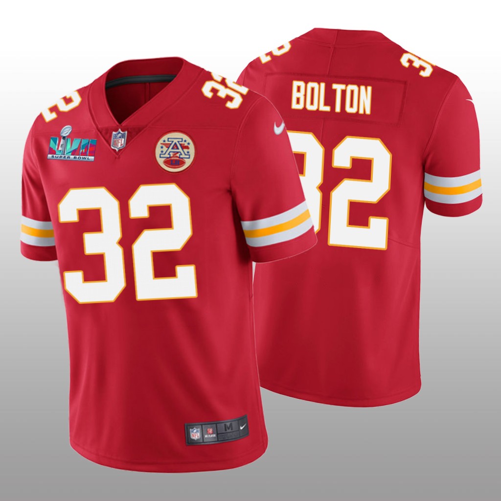 Kansas City Chiefs Nick Bolton Red Vapor Limited Jersey Super Bowl LVII - Men's