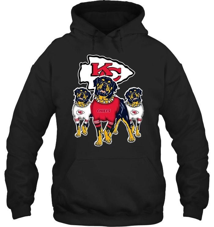 Kansas City Chiefs Rottweilers Fan Hoodie Hoodie