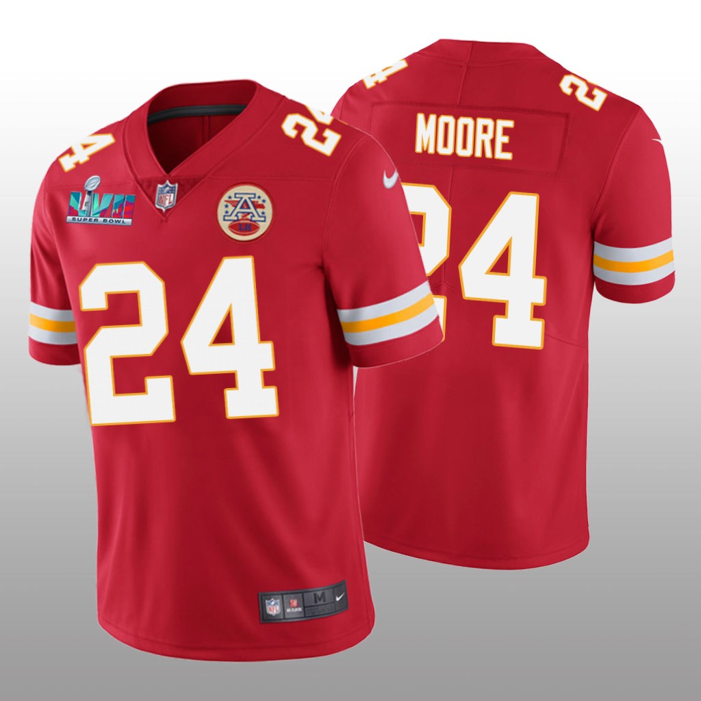 Kansas City Chiefs Skyy Moore Red Vapor Limited Jersey Super Bowl LVII – Men’s