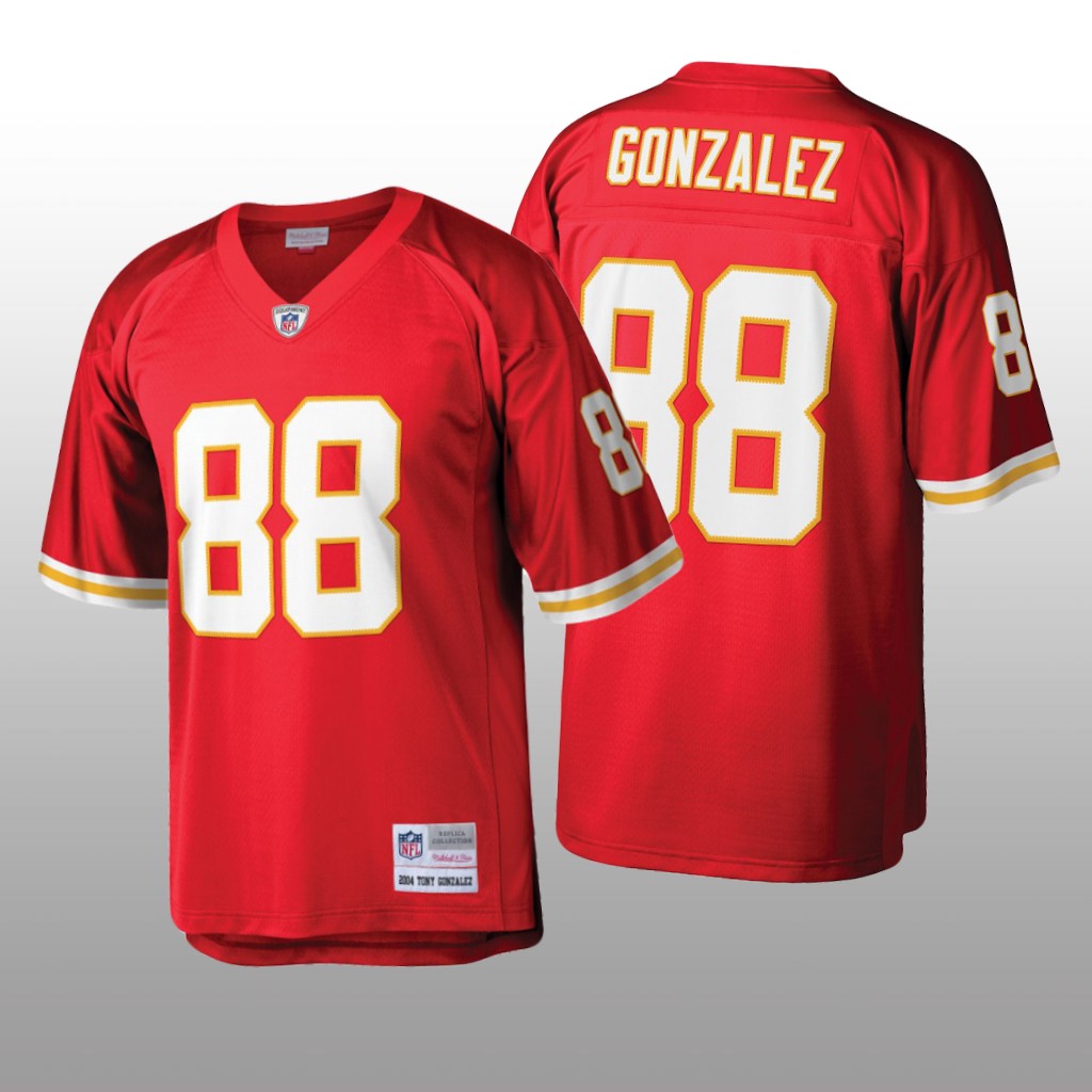 Kansas City Chiefs Tony Gonzalez Red Jersey - Men's