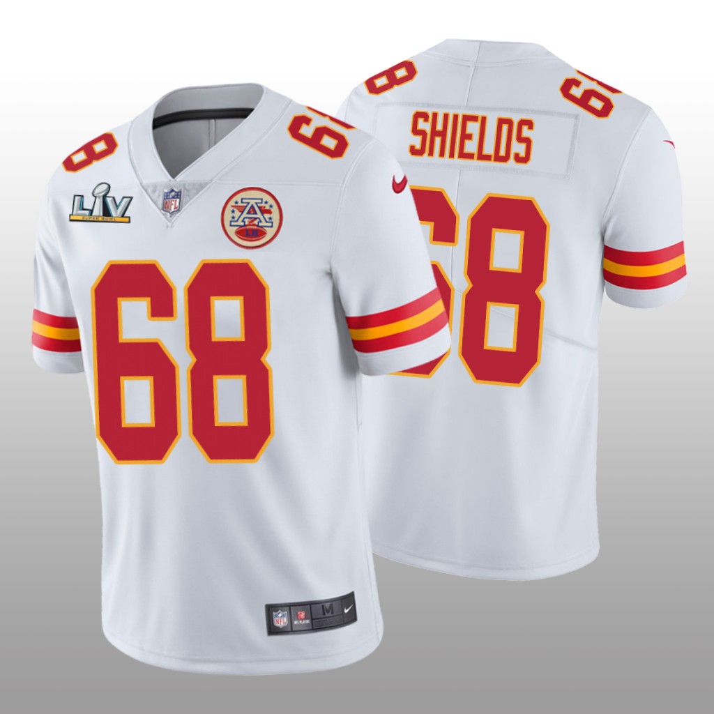 Kansas City Chiefs Will Shields White Vapor Limited Jersey Super Bowl LV - Men's