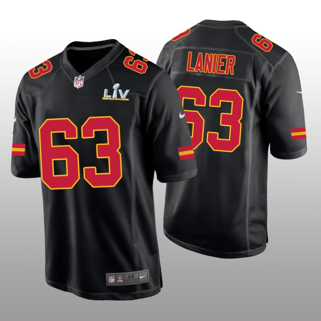 Kansas City Chiefs Willie Lanier Black Game Fashion Jersey Super Bowl LV - Men's