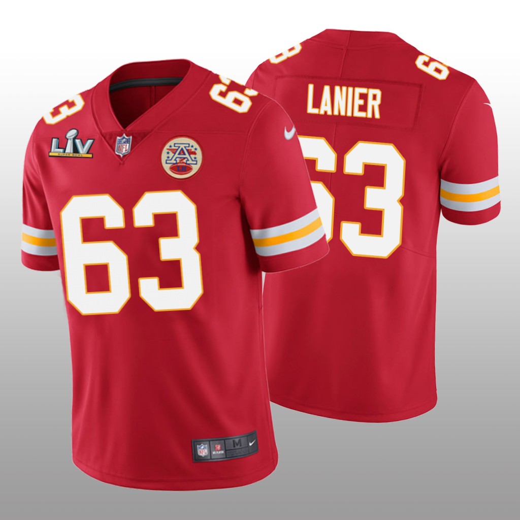 Kansas City Chiefs Willie Lanier Red Vapor Limited Jersey Super Bowl LV - Men's