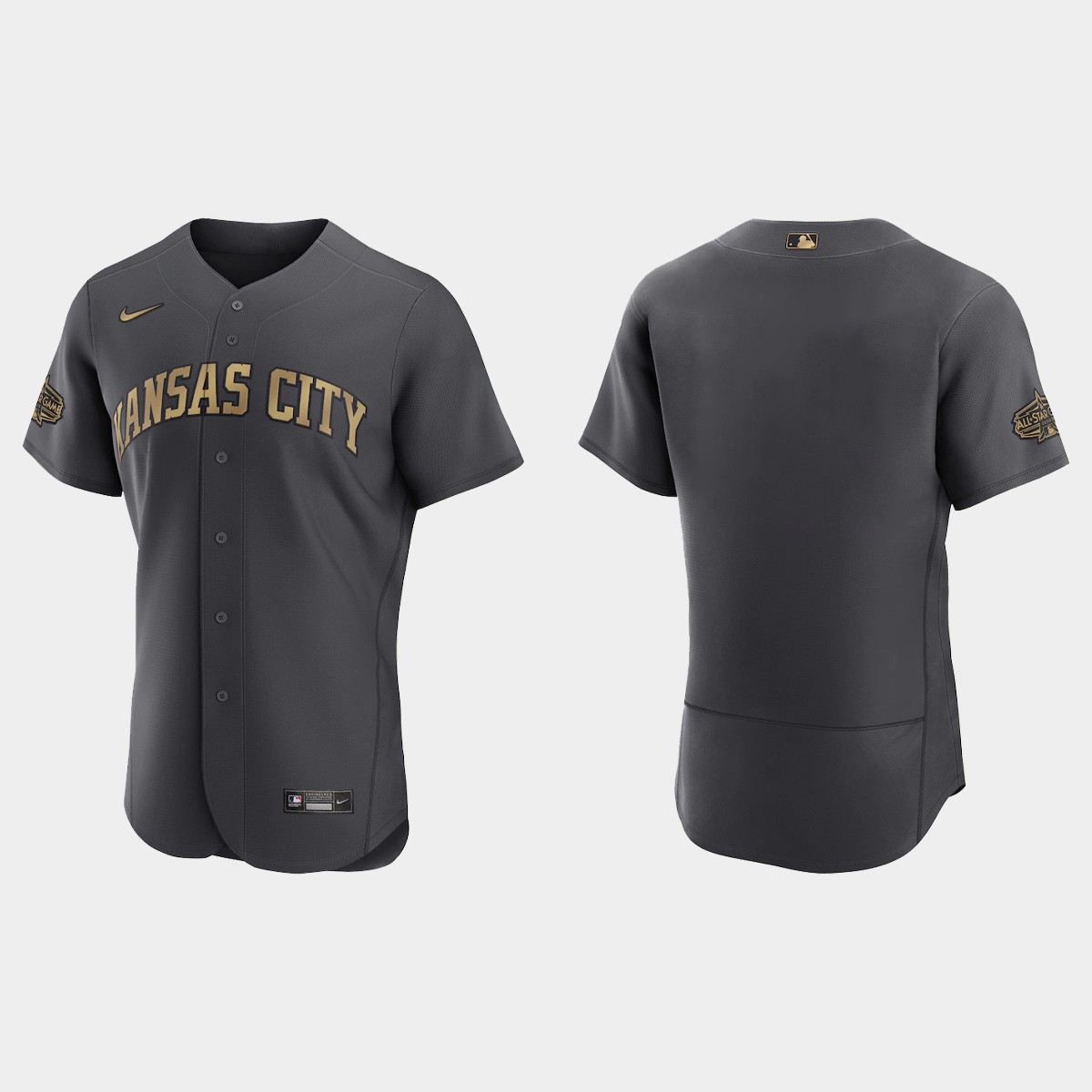 Kansas City Royals 2022 MLB All-Star Game Jersey - Charcoal