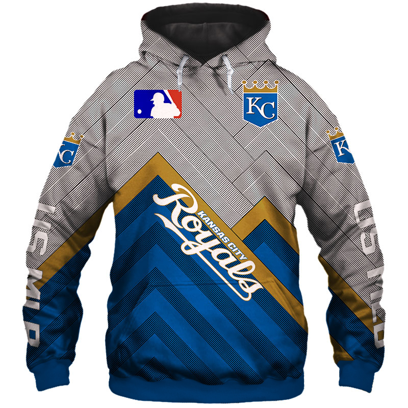 Kansas City Royals 3D Hoodie Gift For Fans Baseball For Fans MLB
