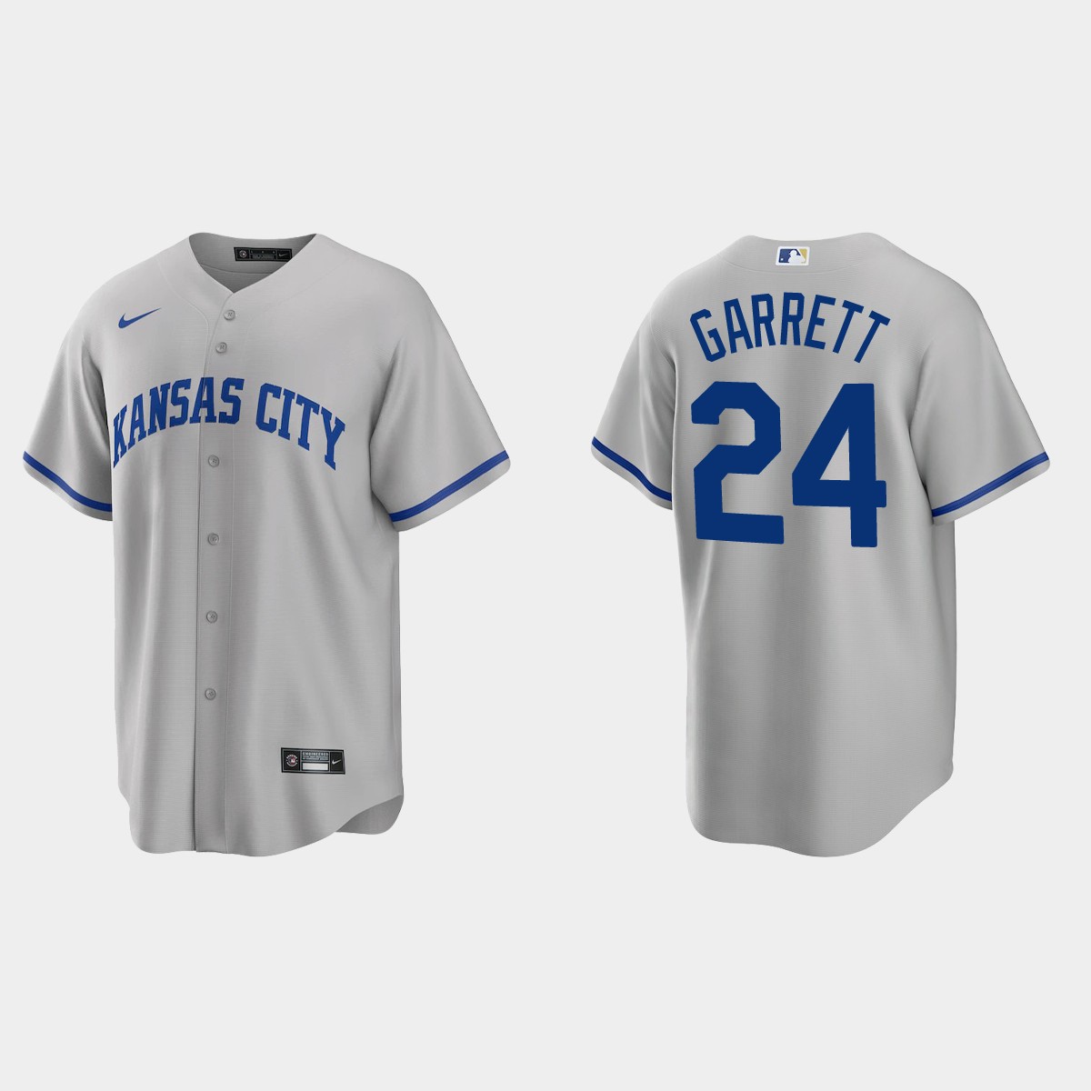 Kansas City Royals Amir Garrett Road Jersey - Gray