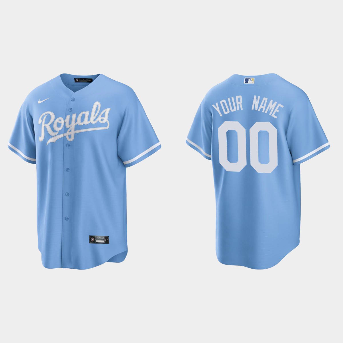 Kansas City Royals Custom Alternate Jersey - Blue