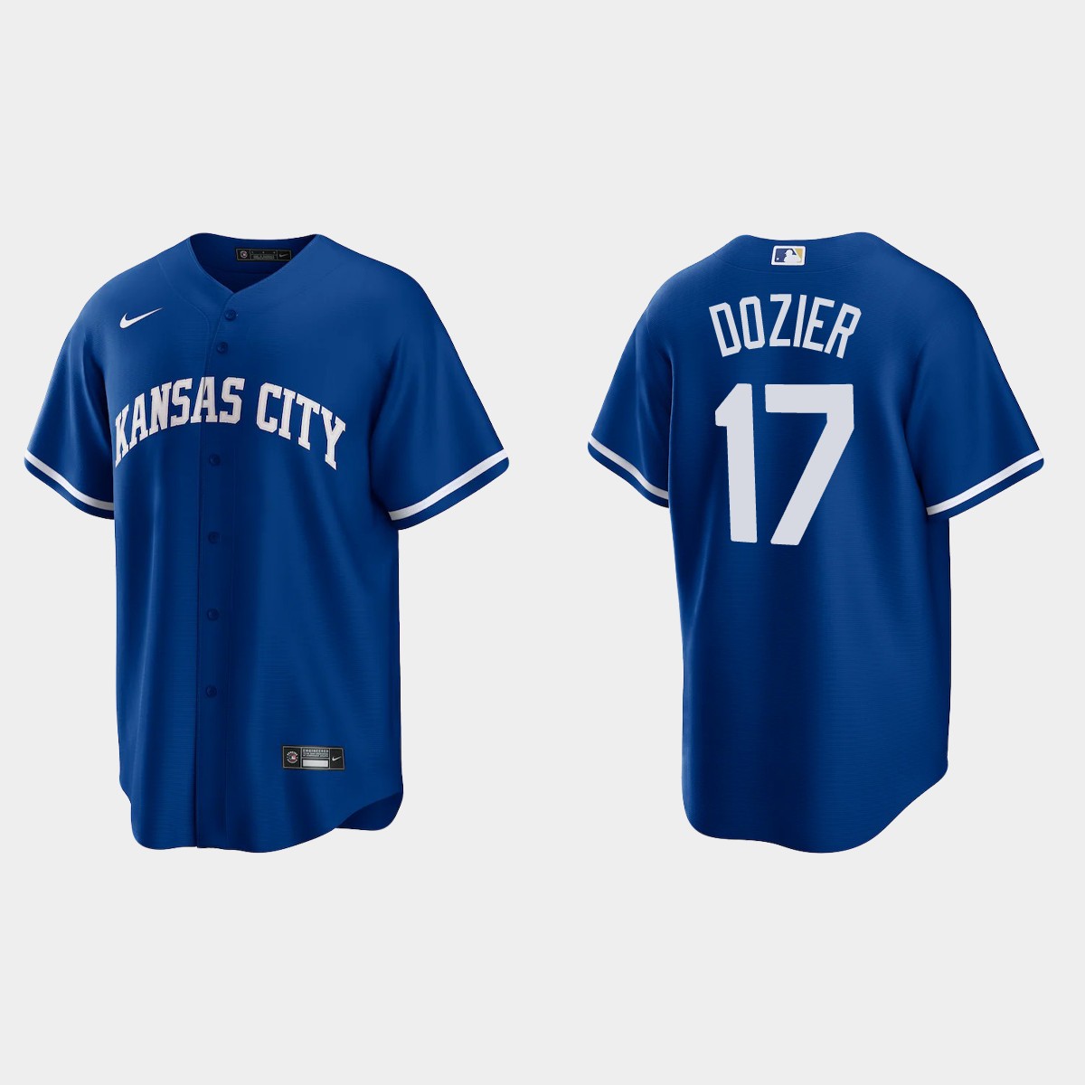 Kansas City Royals Hunter Dozier Alternate Jersey - Royal