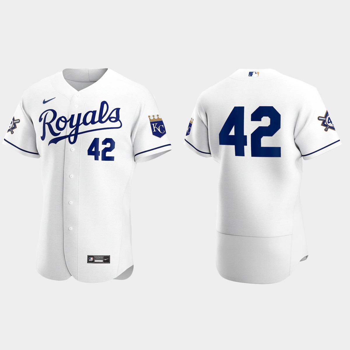 Kansas City Royals Jackie Robinson Day Jersey - White