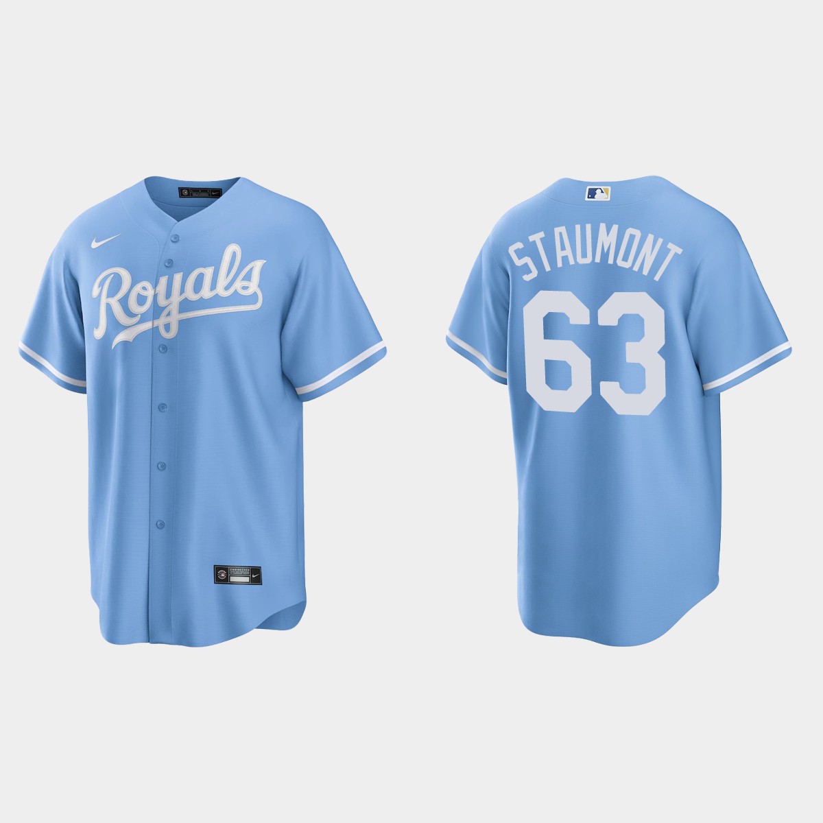 Kansas City Royals Josh Staumont Alternate Jersey - Blue