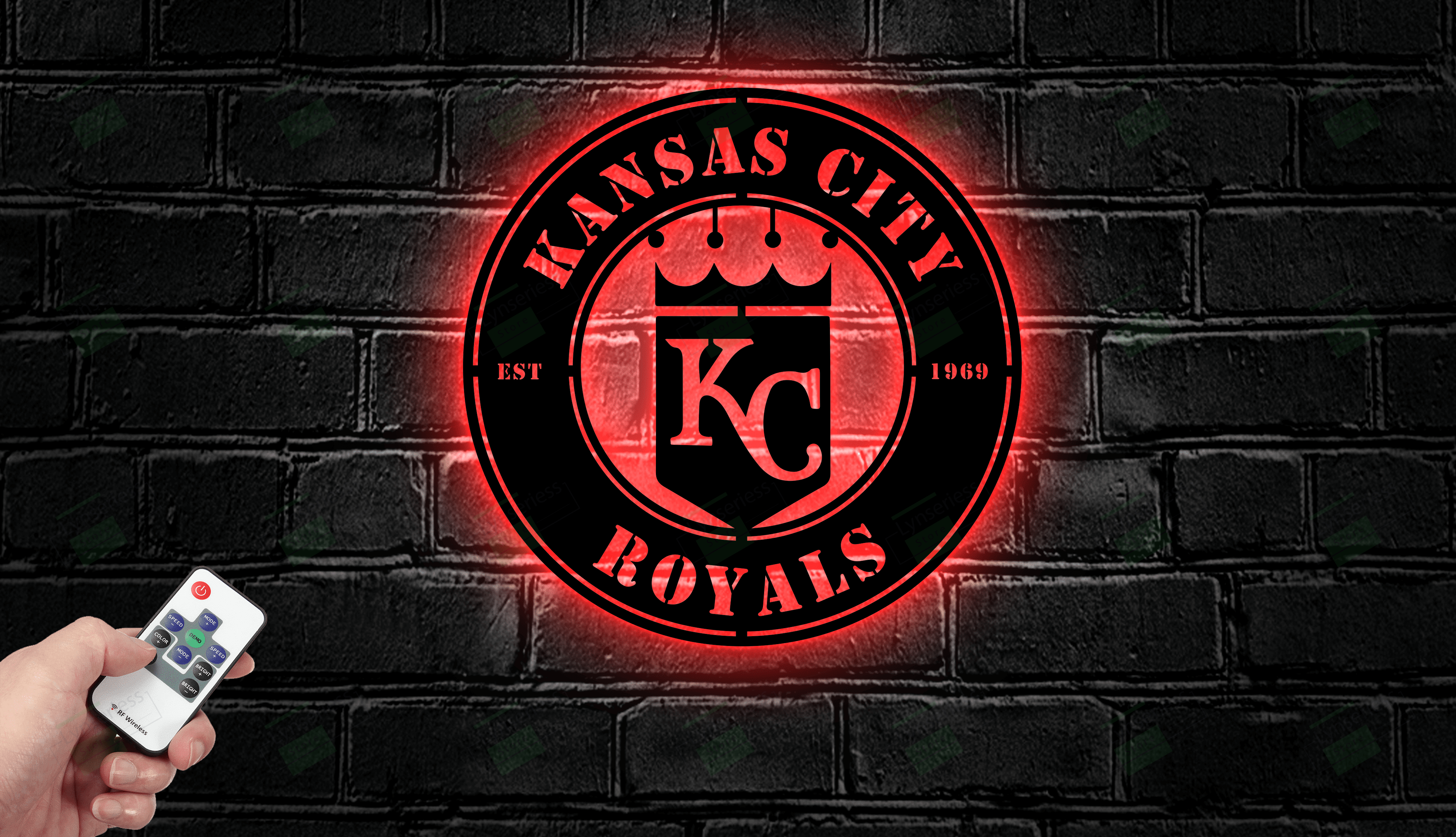 Kansas City Royals Metal Sign – Led Light Sign MLB
