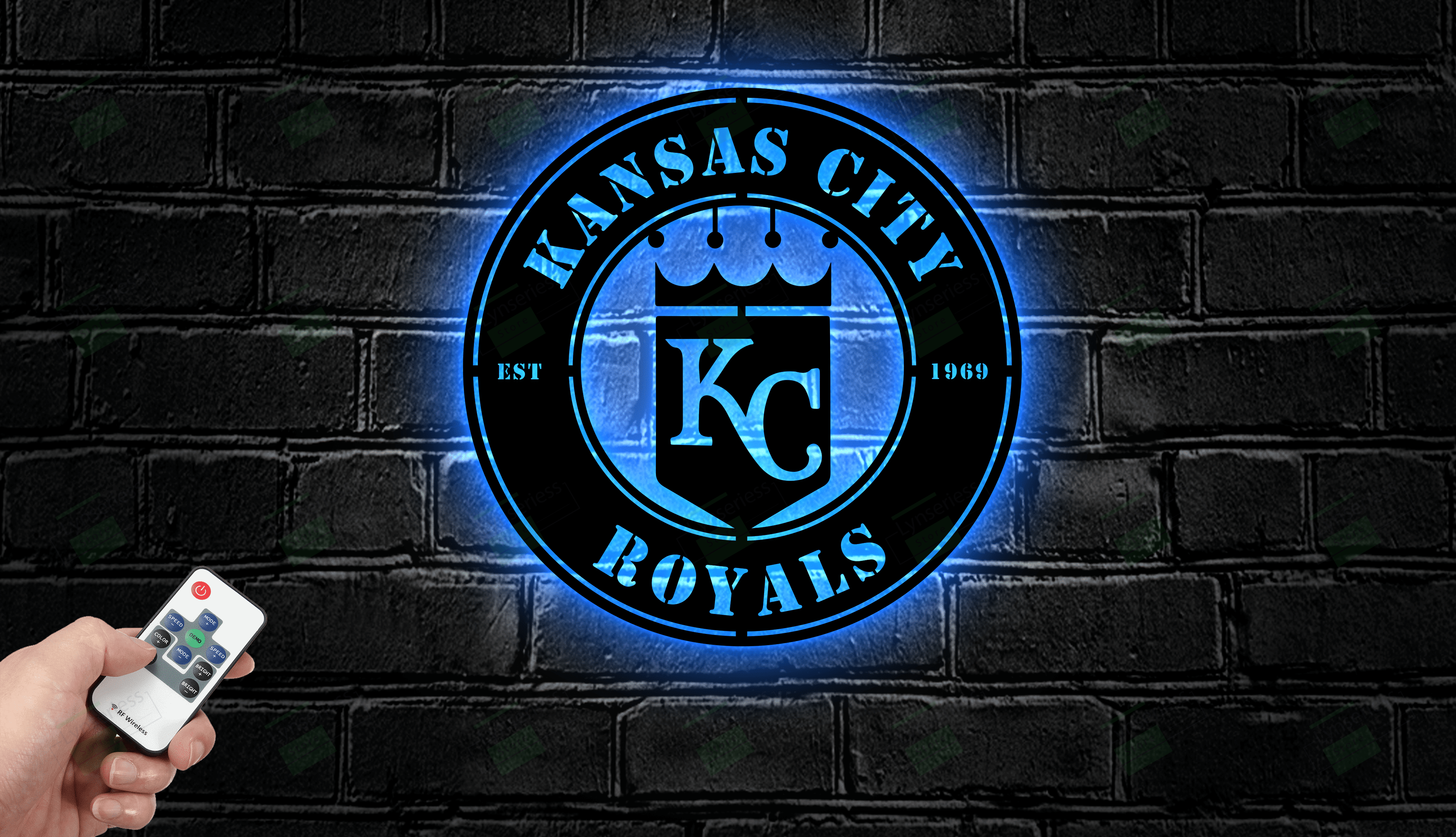 Kansas City Royals Metal Sign – Led Light Sign MLB