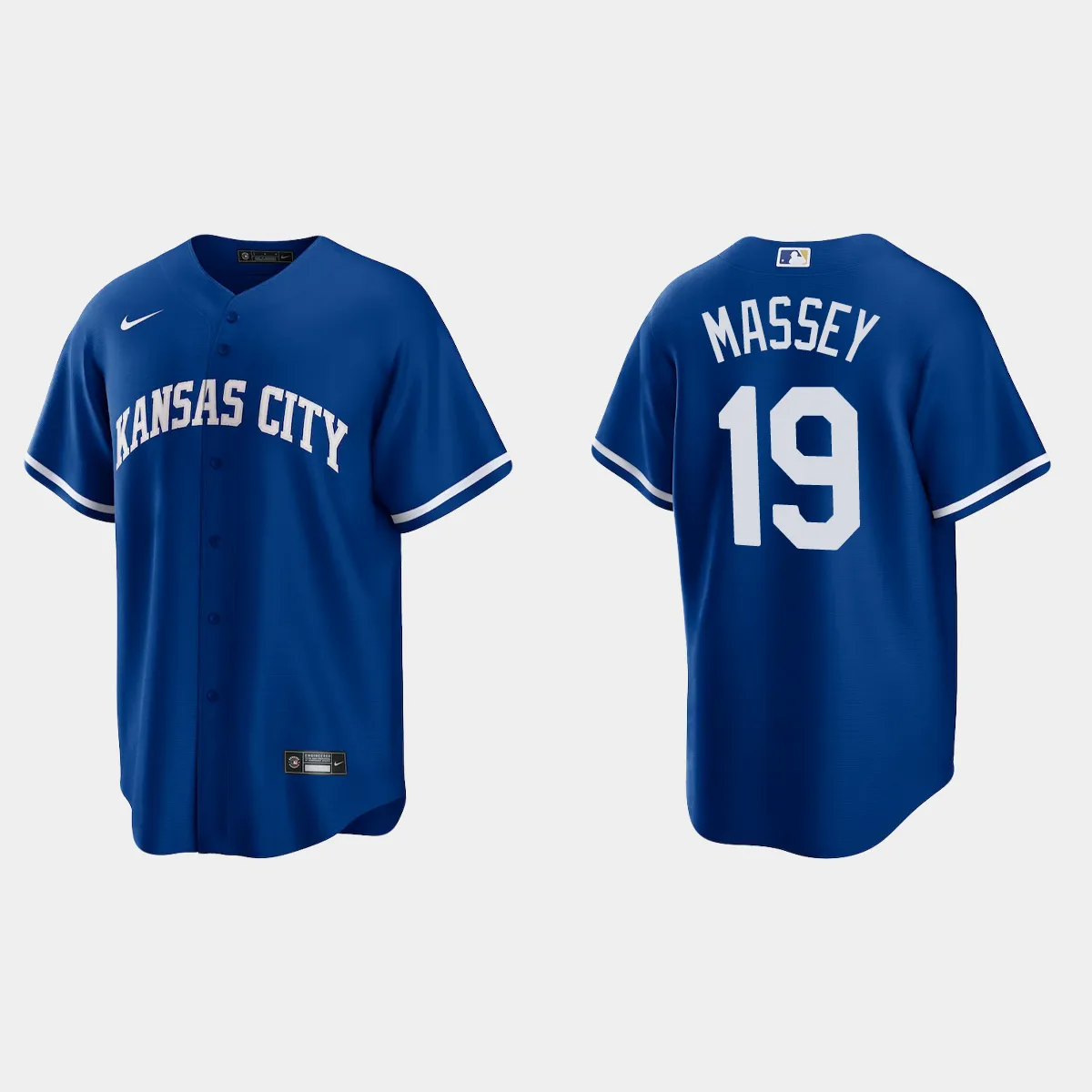 Kansas City Royals Michael Massey Alternate Jersey - Royal
