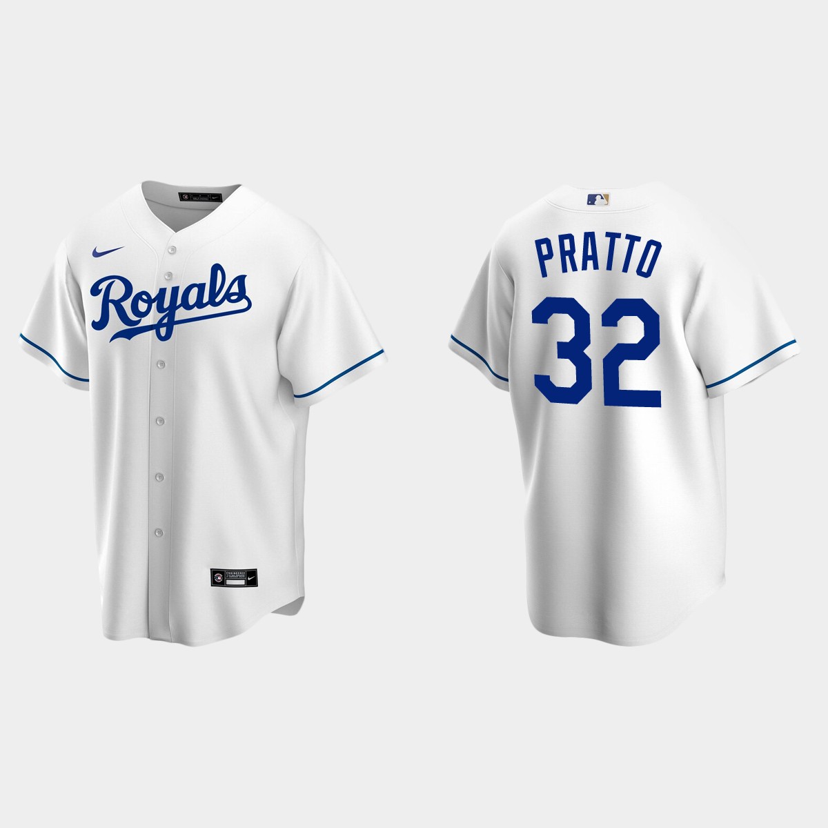 Kansas City Royals Nick Pratto Home Jersey - White