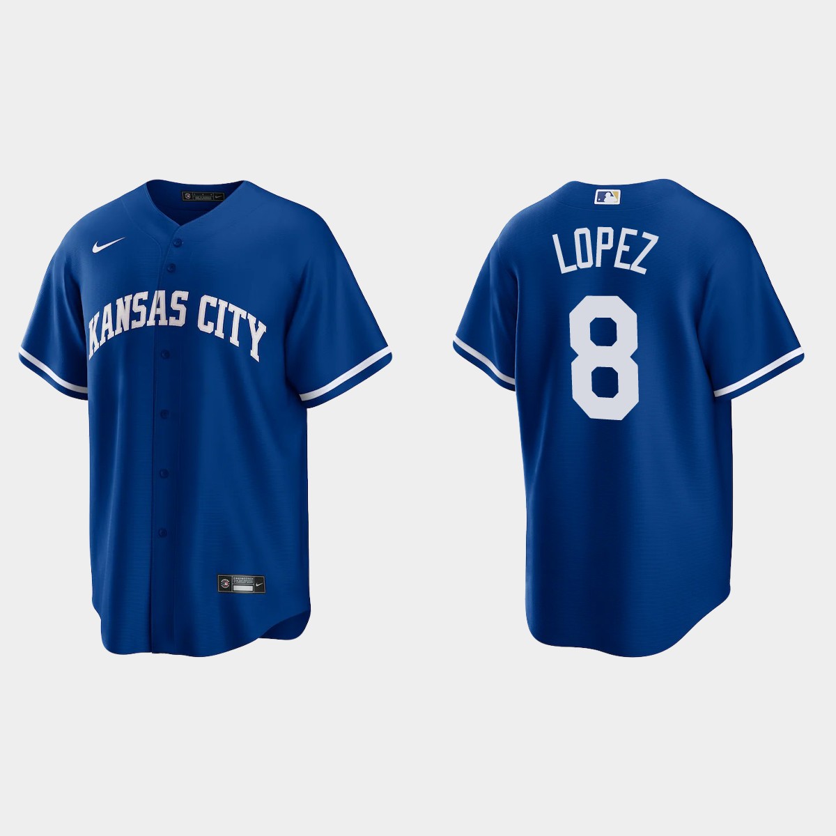 Kansas City Royals Nicky Lopez Alternate Jersey - Royal