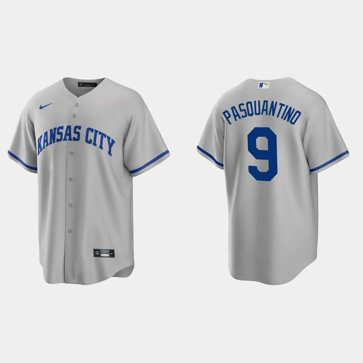 Kansas City Royals Vinnie Pasquantino Road Jersey - Gray