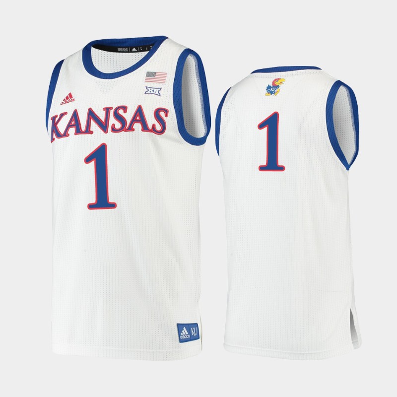Kansas Jayhawks Dedric Lawson White College Jersey