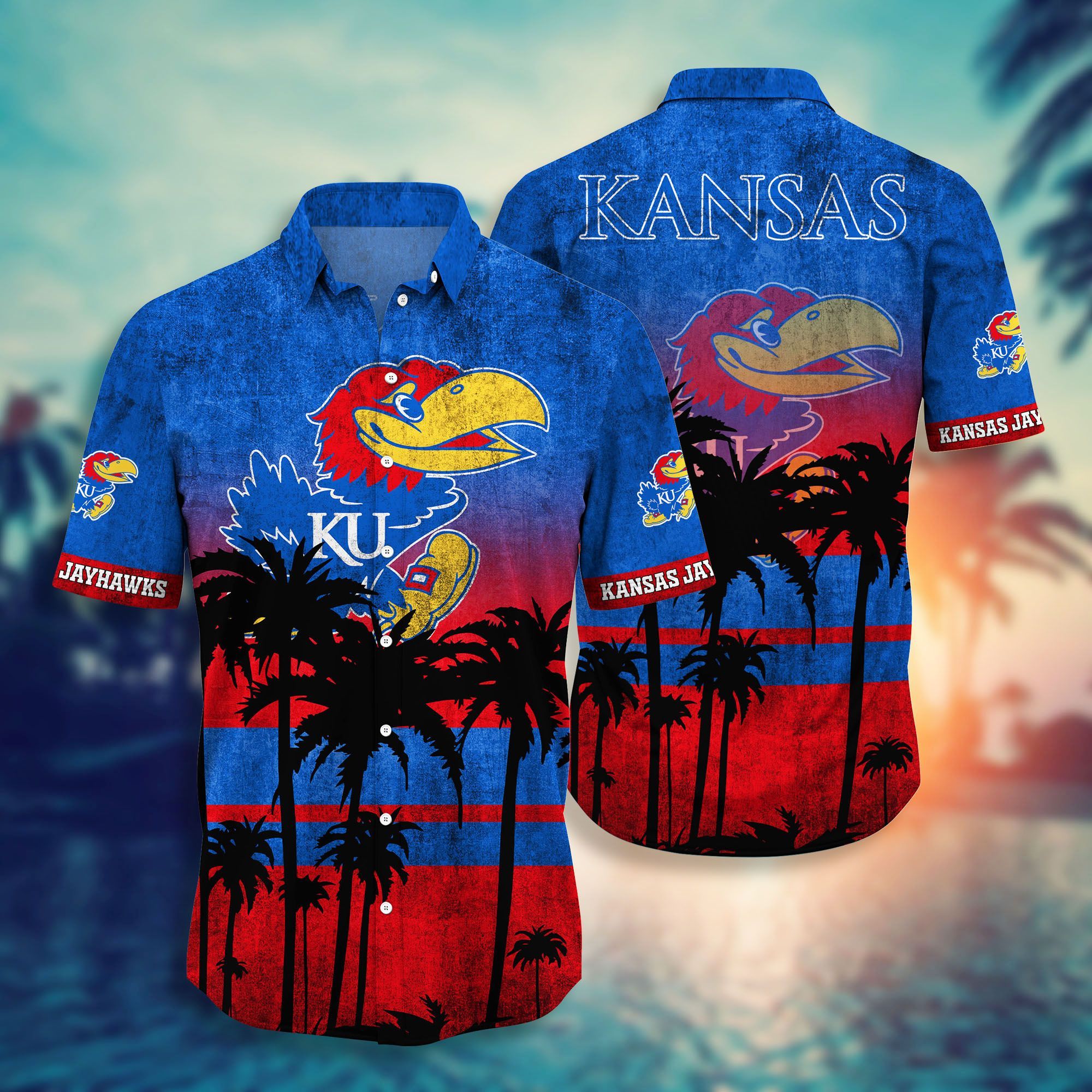 Kansas Jayhawks Hawaii Shirt Style Hot Trending Summer