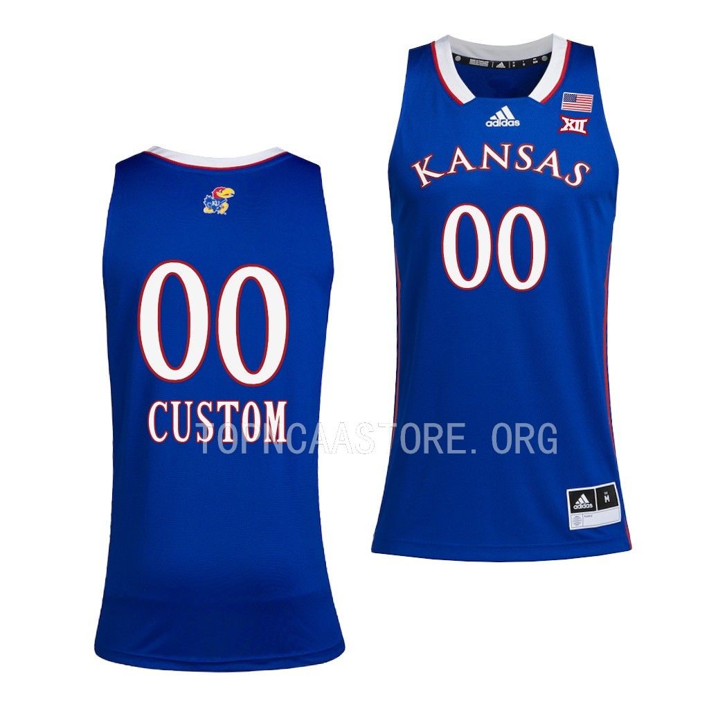 Kansas Jayhawks Kansas Jayhawks Women's Royal Custom Jersey 2022-23
