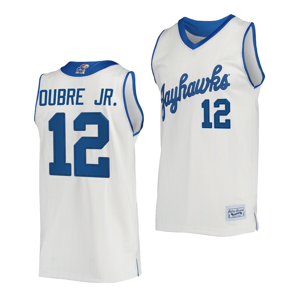 Kansas Jayhawks Kelly Oubre Jr. Commemorative Classic Cream College Jersey