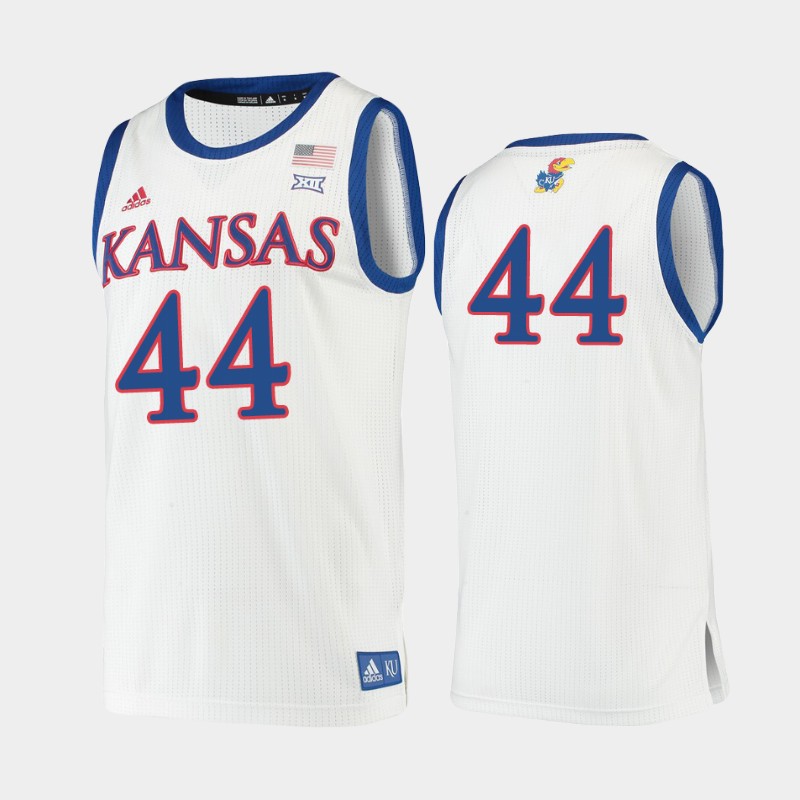Kansas Jayhawks Mitch Lightfoot White College Jersey