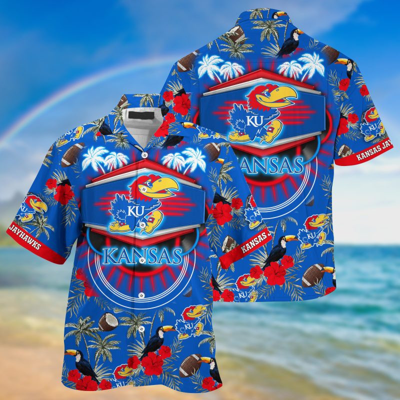 Kansas Jayhawks NCAA – Hawaii Shirt For This Season – Gift For Sport Lovers