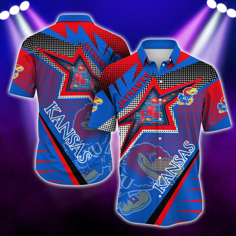 Kansas Jayhawks NCAA Hawaiian Shirt