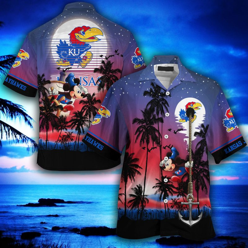 Kansas Jayhawks NCAA Summer Hawaiian Shirt