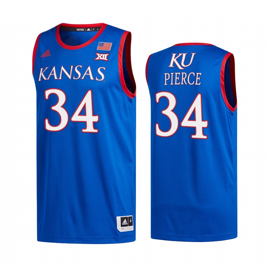 Kansas Jayhawks Paul Pierce Royal Swingman Jersey Boston Celtics