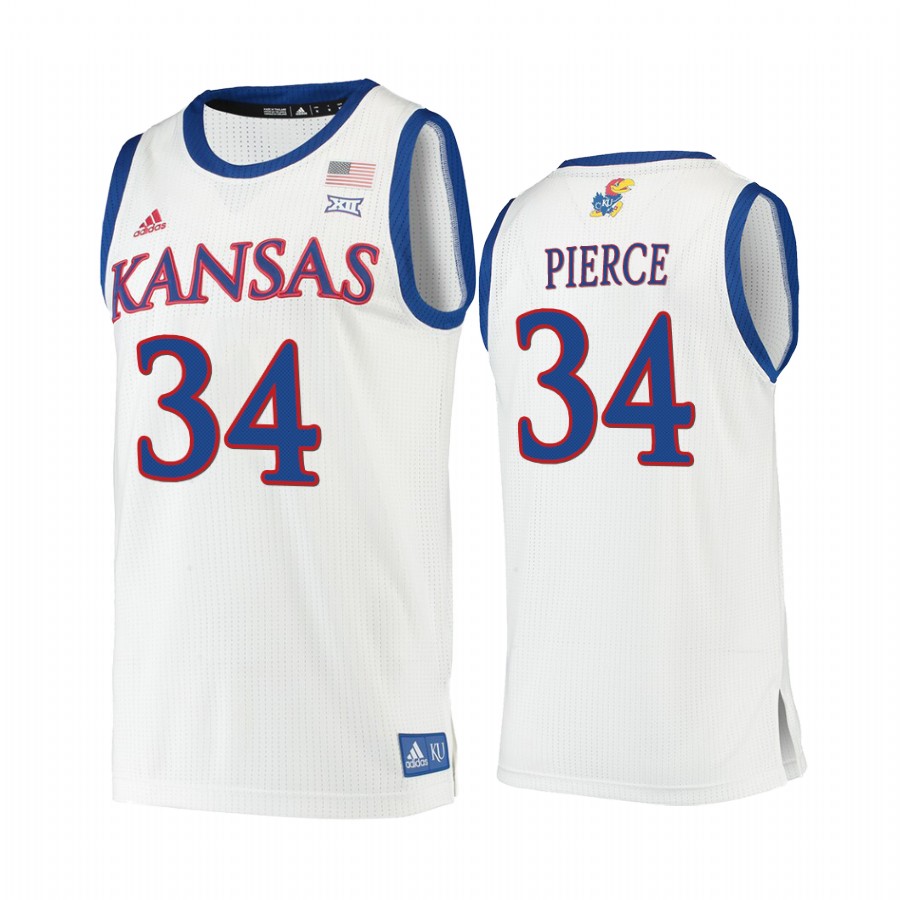 Kansas Jayhawks Paul Pierce White Jersey Boston Celtics