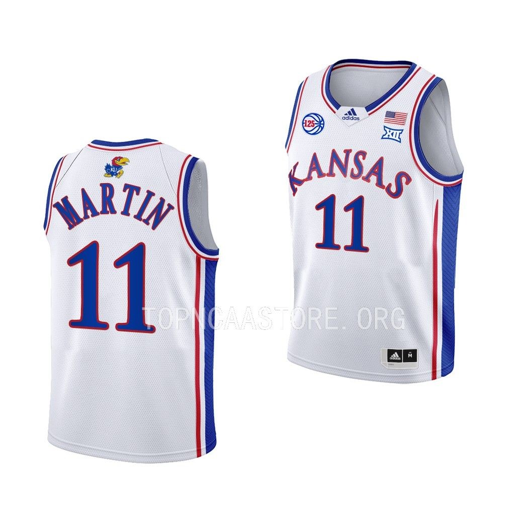 Kansas Jayhawks Remy Martin College Jersey Youth White