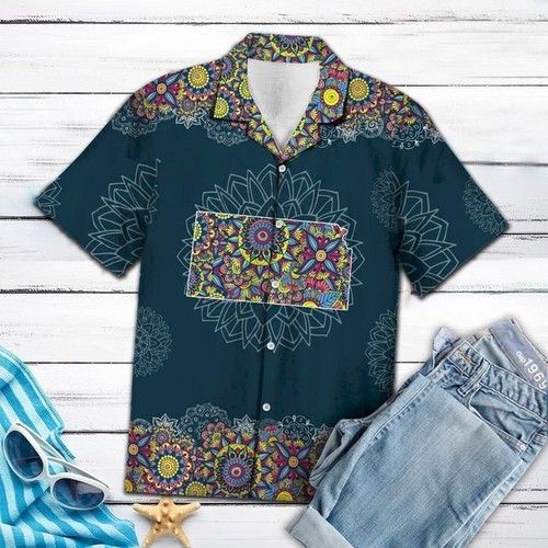 Kansas Mandala Hawaiian Shirt Summer
