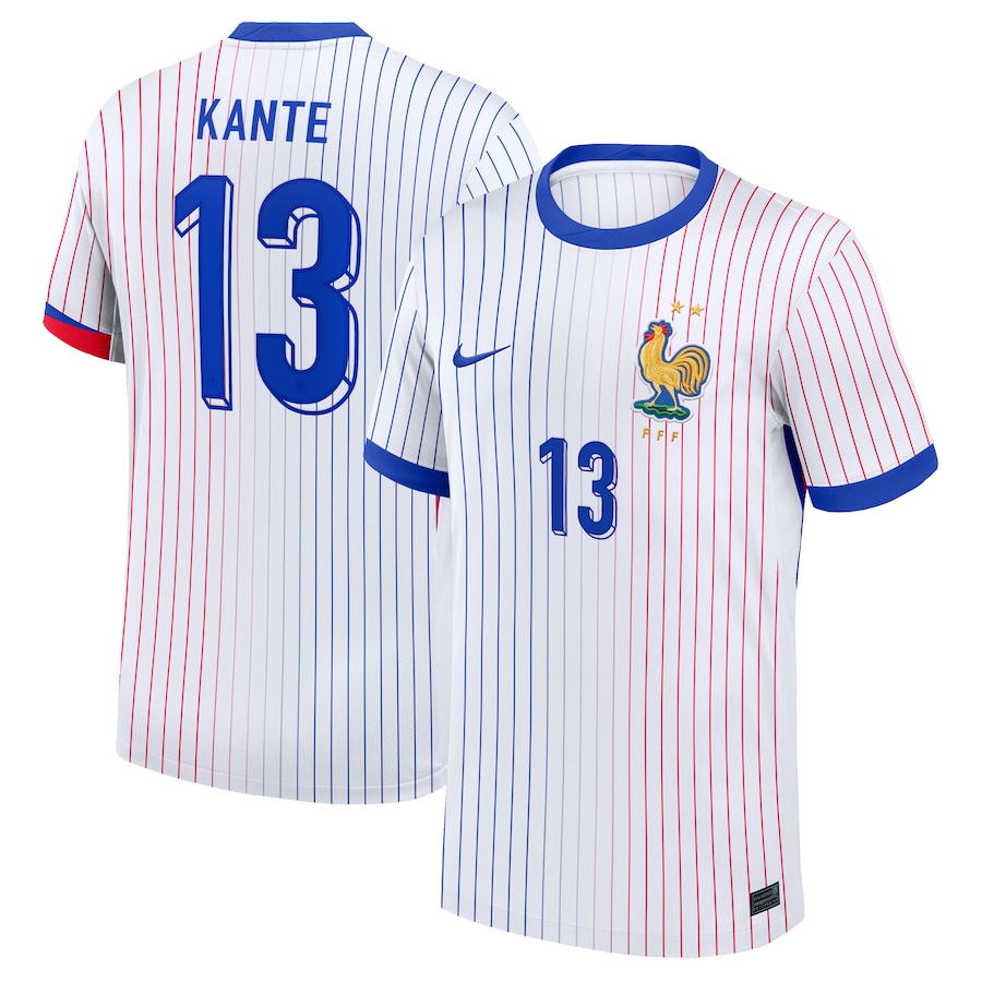 Kante Men's France 2024 Stadium Away Soccer Jersey