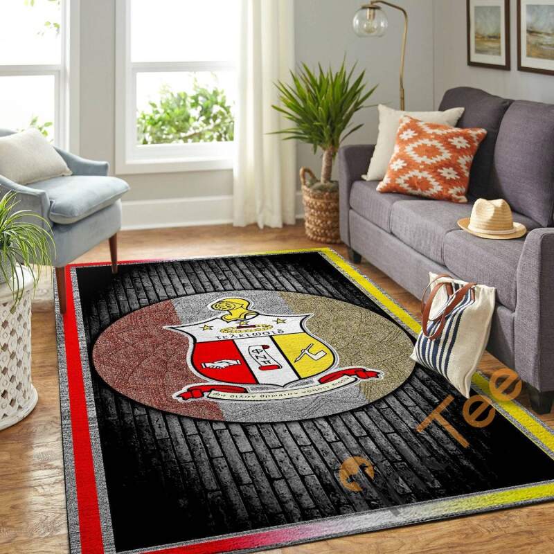 Kappa Alpha In Black Back Ground Soft Livingroom Carpet Highlight For Home Rectangle Rug
