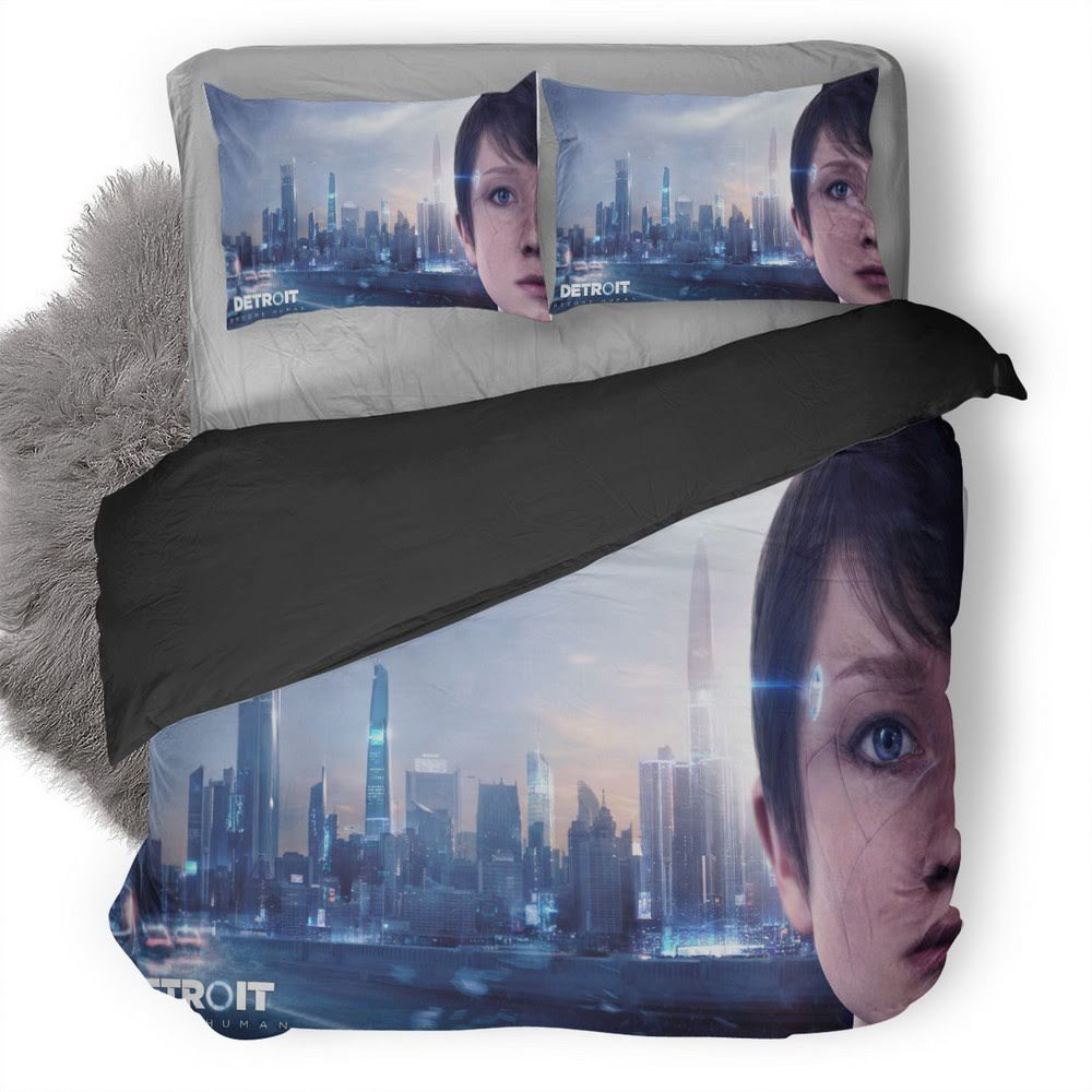 Kara Detroit Become Human 3D Customized Duvet Cover Bedding Set