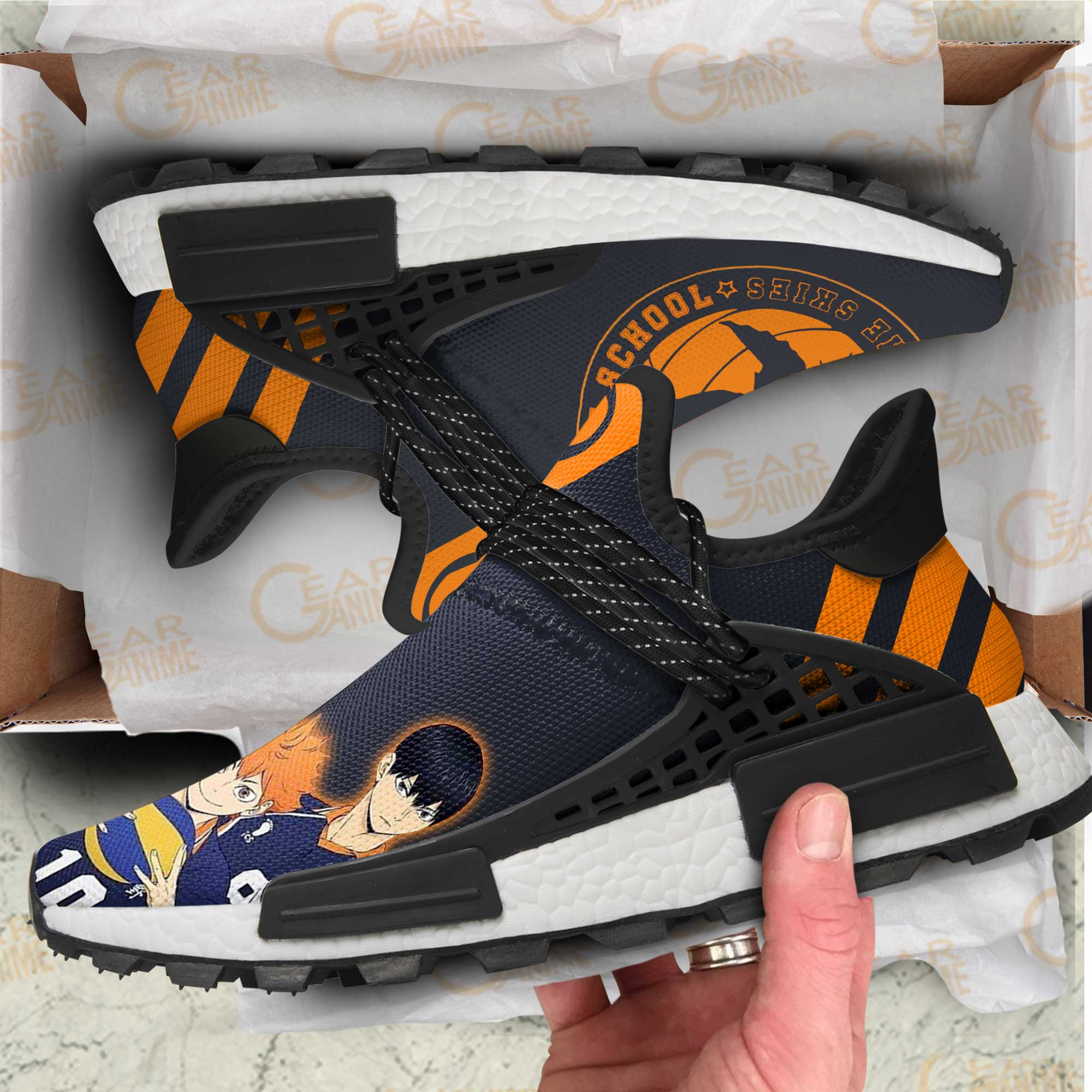 Karasuno High Shoes Haikyuu Anime Shoes, NMD Shoes
