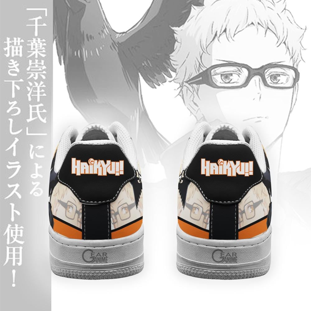 Karasuno Kei Tsukishima Air Sneakers Haikyuu Anime Shoes