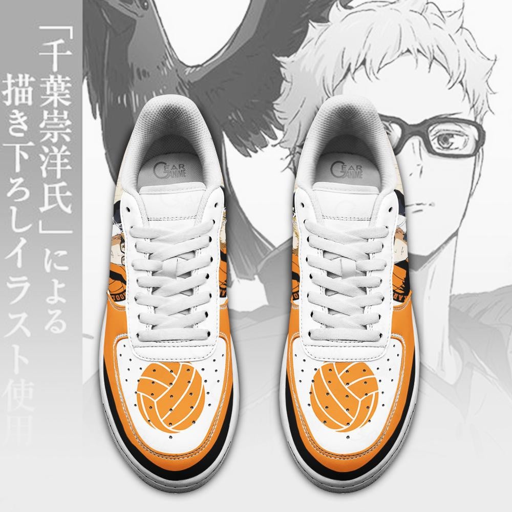 Karasuno Kei Tsukishima Air Sneakers Haikyuu Anime Shoes