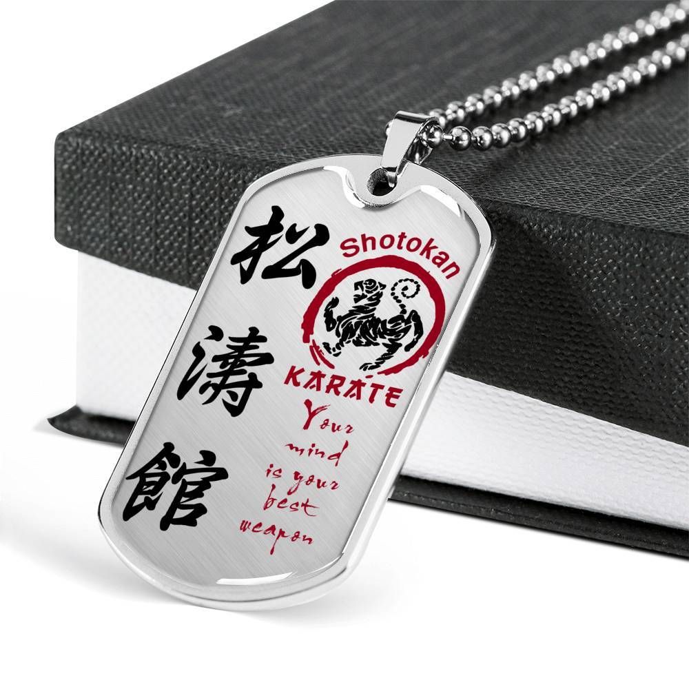 Karate – Your Mind Is Your Best Weapon – English – Shotokan Karate – Military Ball Chain
