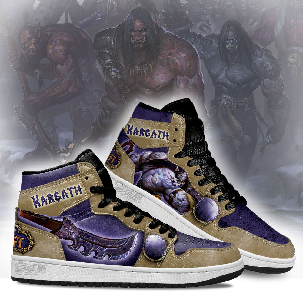 Kargath World of Warcraft JD Sneakers Shoes For Fans, Air Jordan Hightop