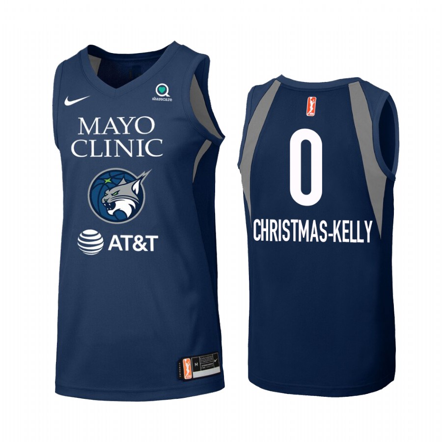 Karima Christmas-Kelly Minnesota Lynx WNBA Primary Women's Blue Jersey