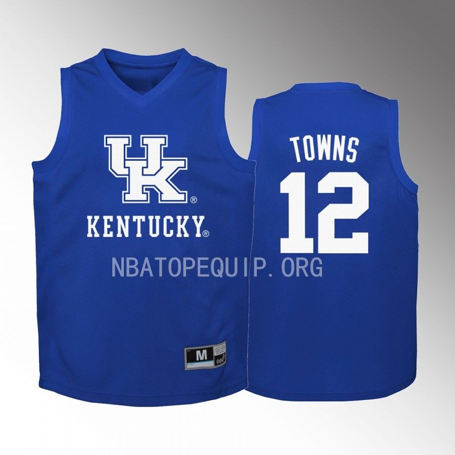 Karl-Anthony Towns Kentucky Wildcats Youth Blue Alumni Jersey