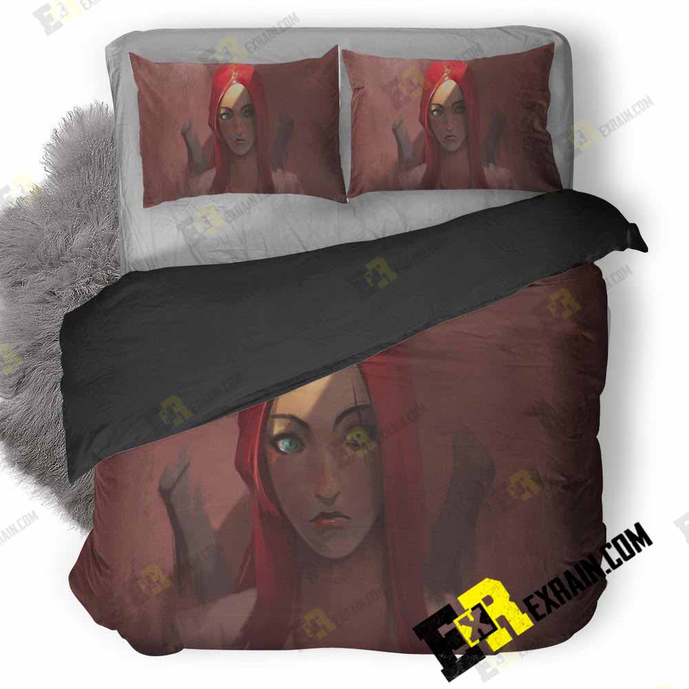 Katarina League Of Legends Artwork 7 3D Customized Duvet Cover Bedding Set