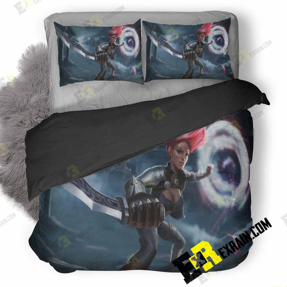 Katarina League Of Legends Fan Artwork Uw 3D Customized Duvet Cover Bedding Set