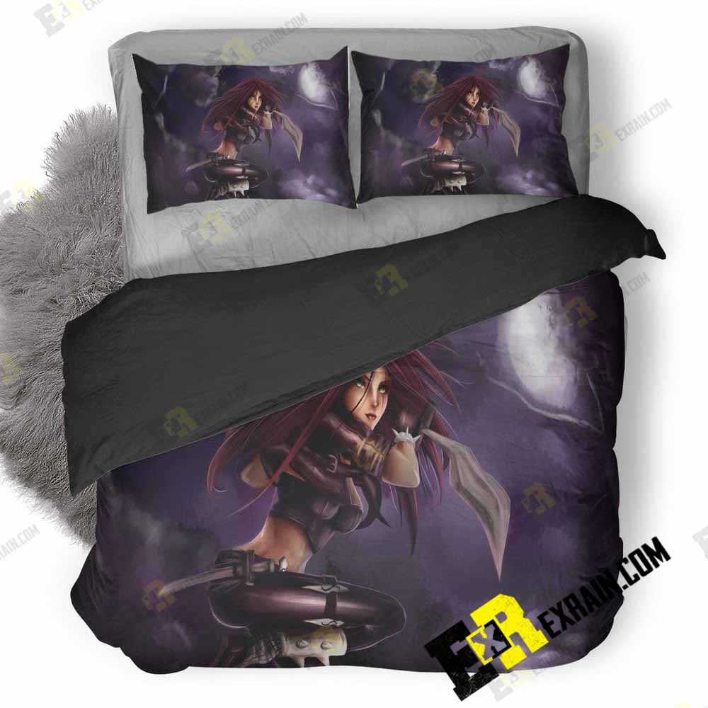 Katarina League Of Legends Mk 3D Customized Duvet Cover Bedding Set