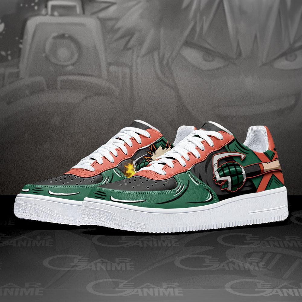 Katsuki Bakugo Air Sneakers Custom Anime My Hero Academia Shoes