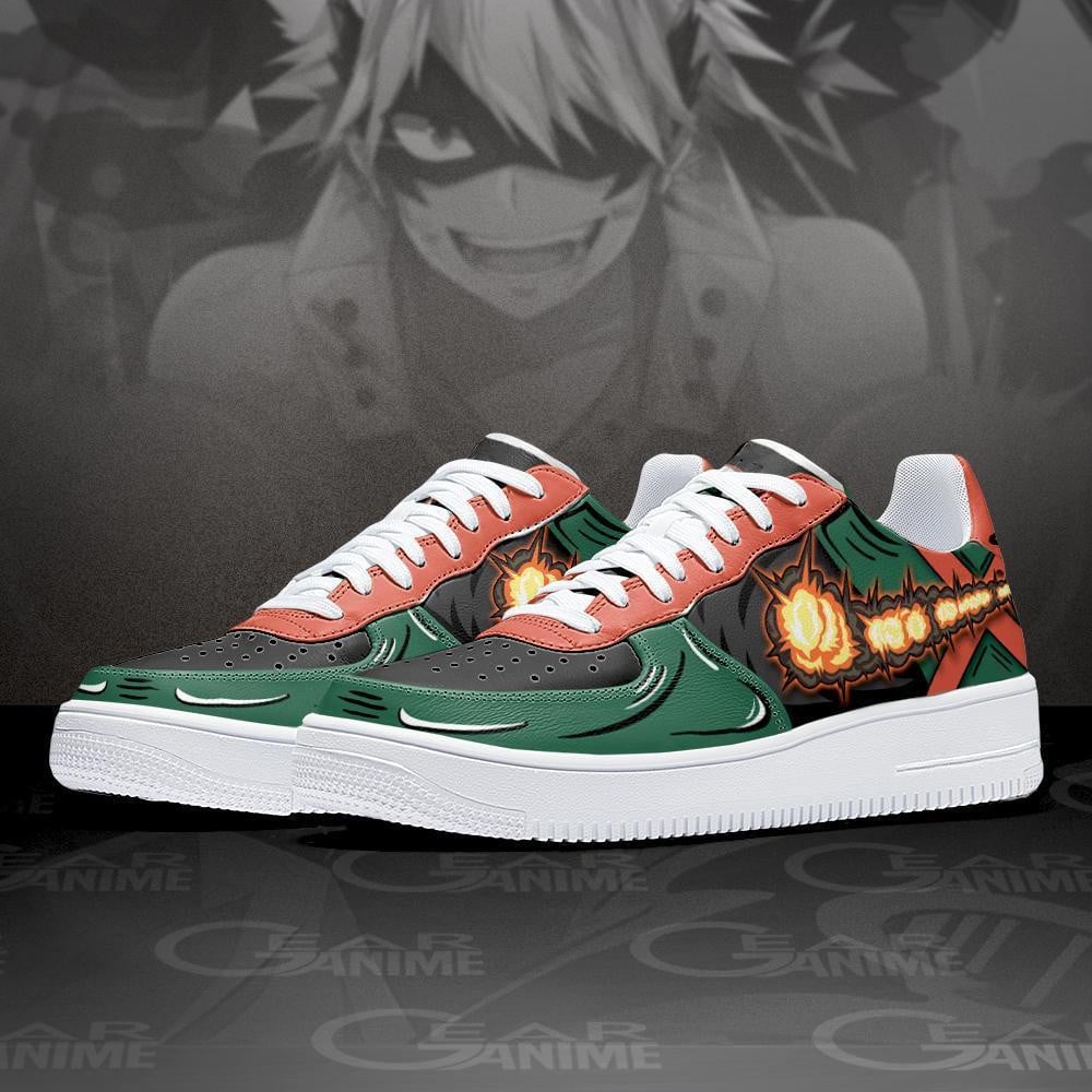 Katsuki Bakugo Air Sneakers Custom Dynamight My Hero Academia Anime Shoes