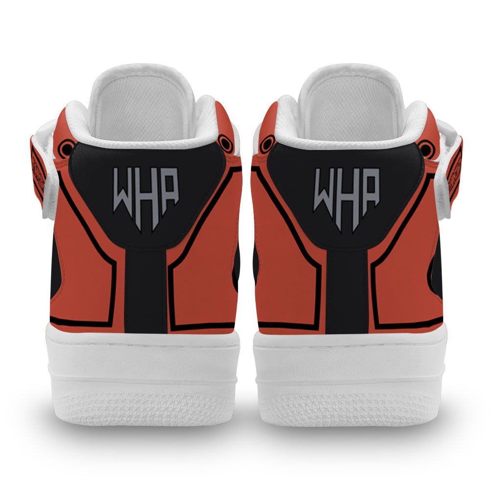 Katsuki Bakugo Musketeers Sneakers Air Mid Custom My Hero Academia Anime Shoes