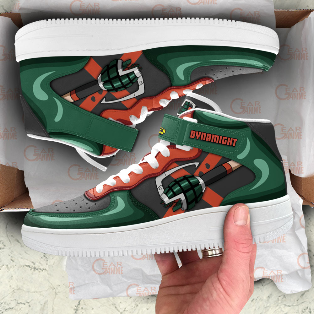Katsuki Bakugo Sneakers Air Mid My Hero Academia Anime Shoes
