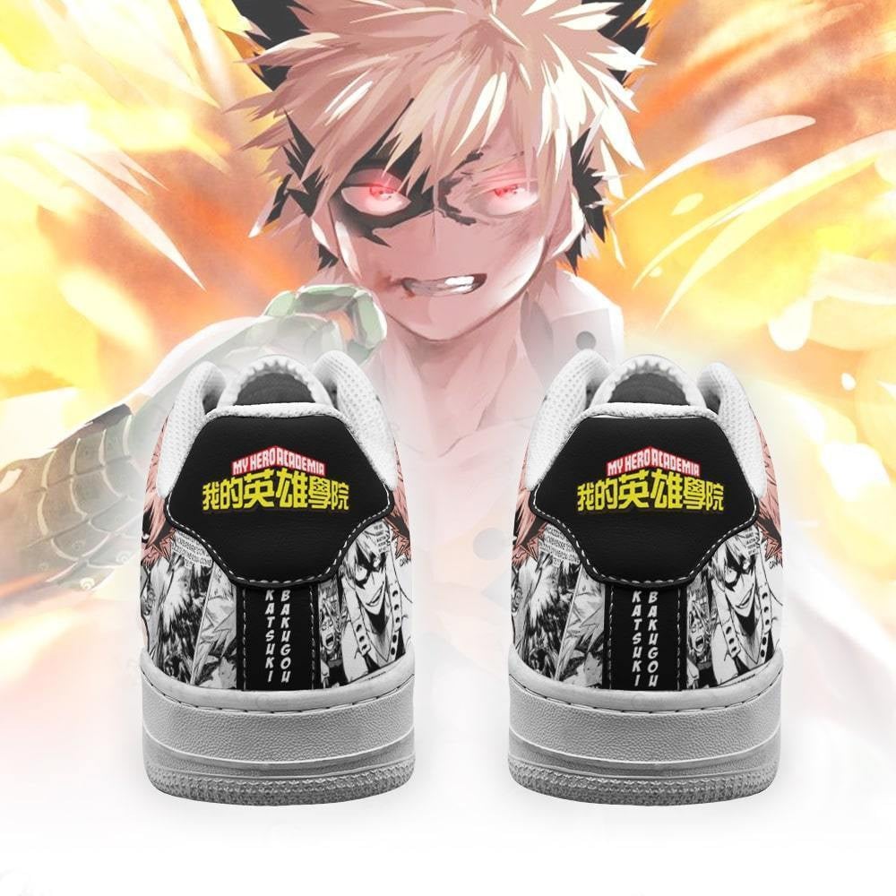 Katsuki Bakugo Sneakers Custom Anime My Hero Academia Shoes
